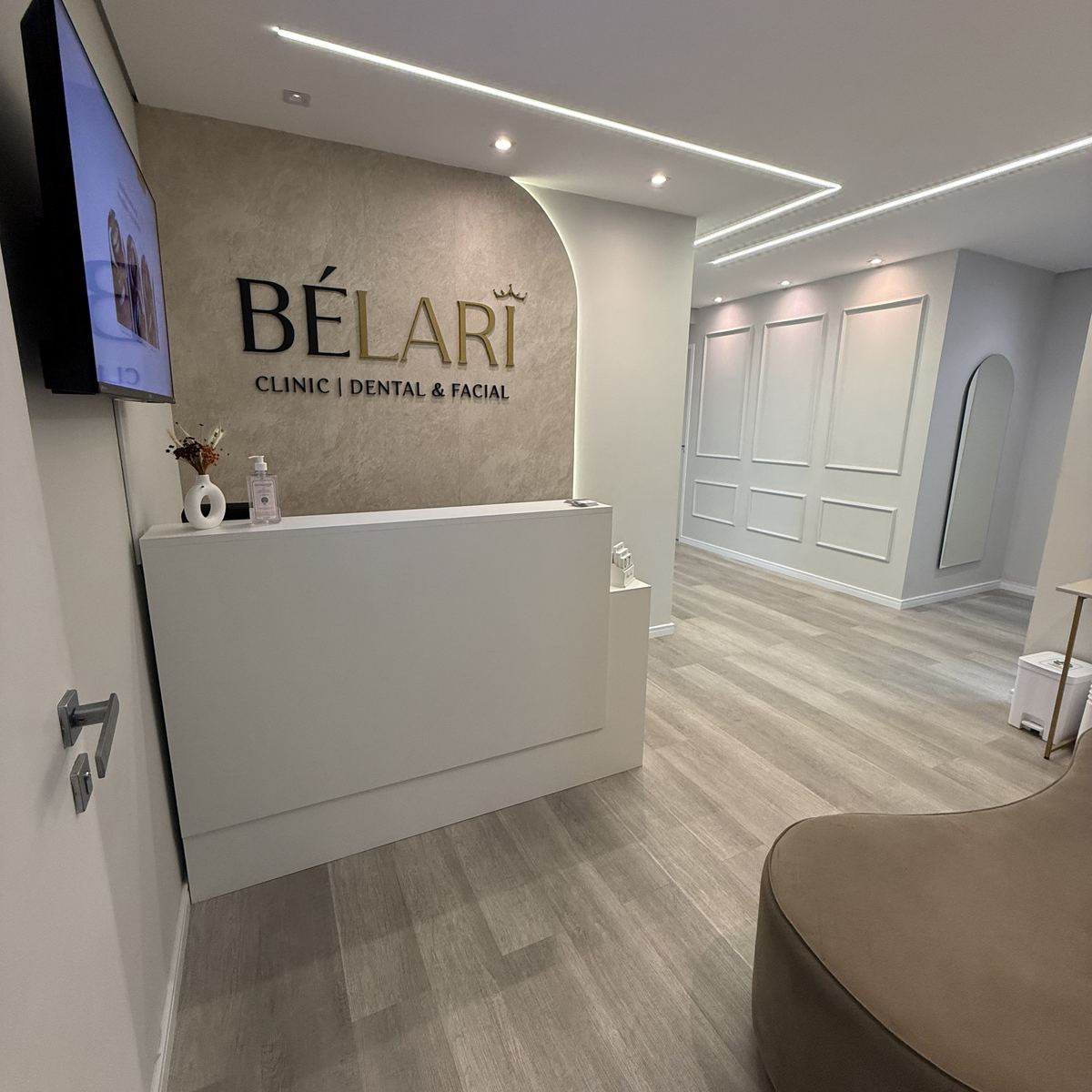 Ambiente da Bélari Clinic — clínica boutique em Diadema