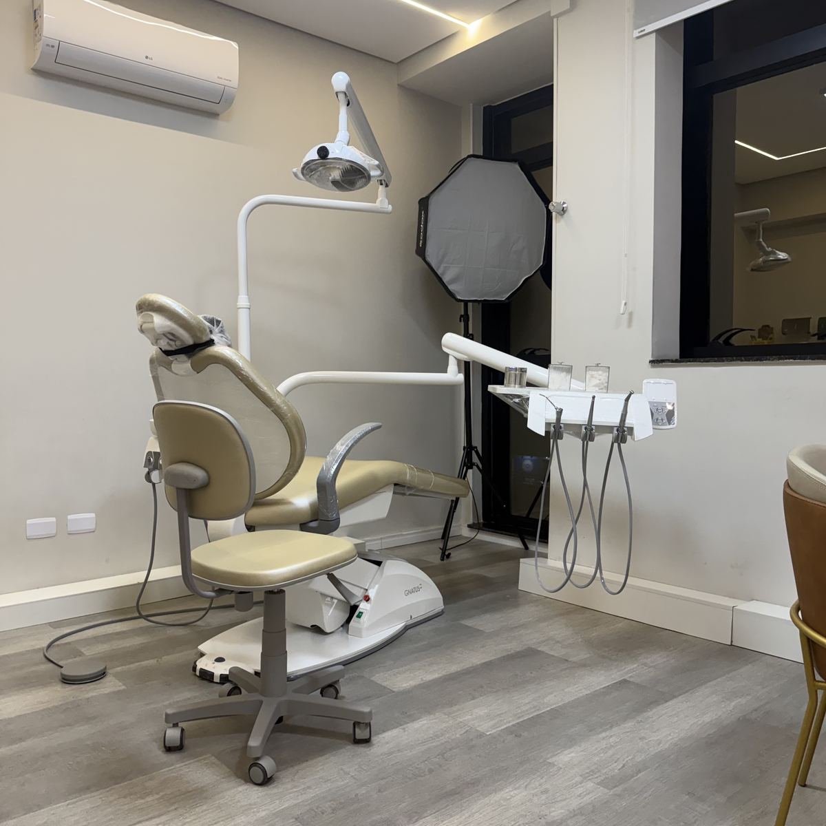 Cadeira odontológica da Bélari Clinic em Diadema